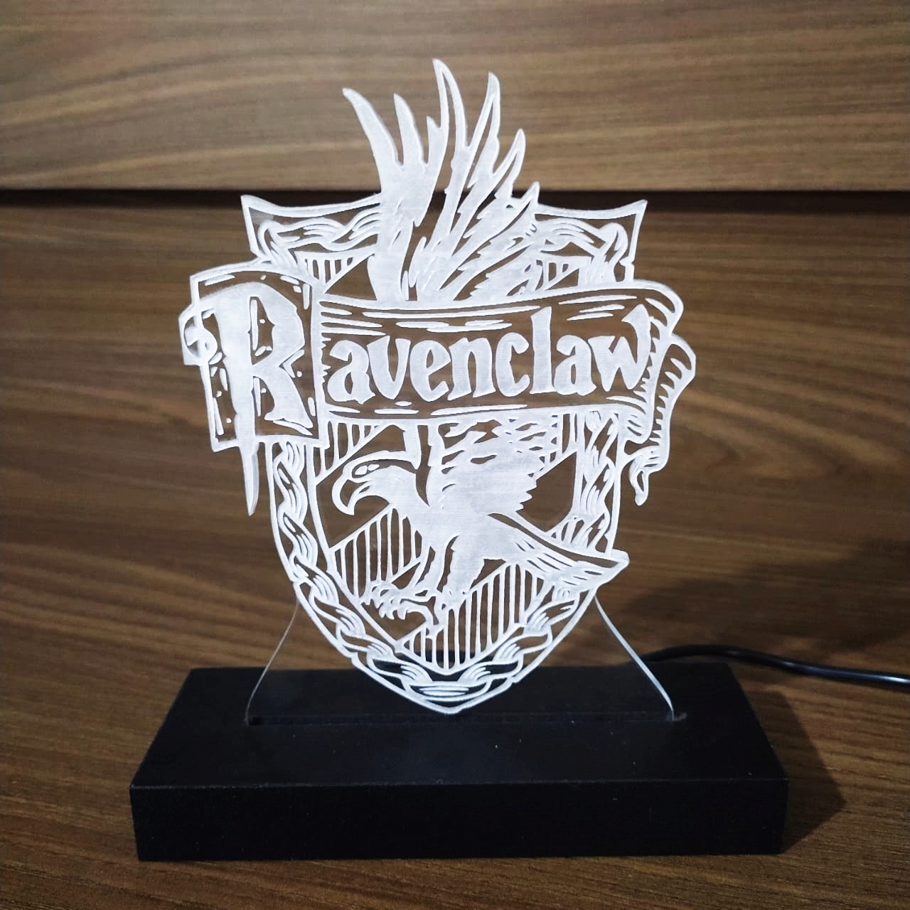 Abajur Luminária Mesa Corvinal Harry Potter Ravenclaw LED - Tecnotronics -  Abajur - Magazine Luiza