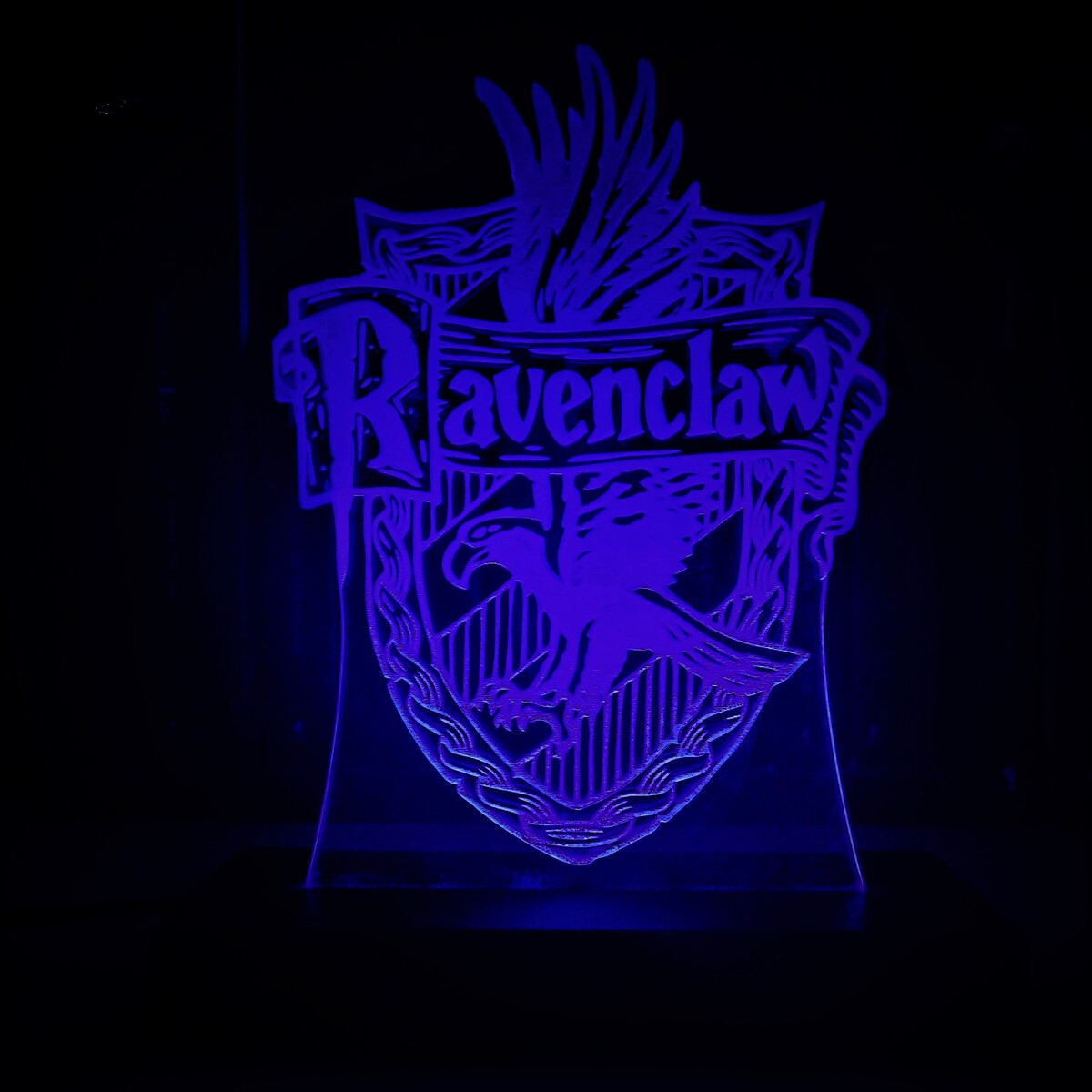 Abajur Luminária Mesa Corvinal Harry Potter Ravenclaw LED - Tecnotronics -  Abajur - Magazine Luiza