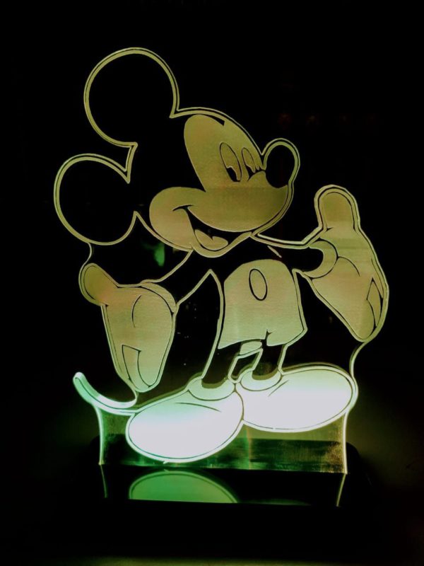 Luminária Mickey Amarelo