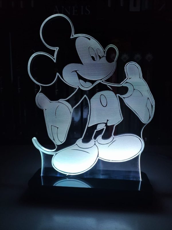 Luminária Mickey Branca