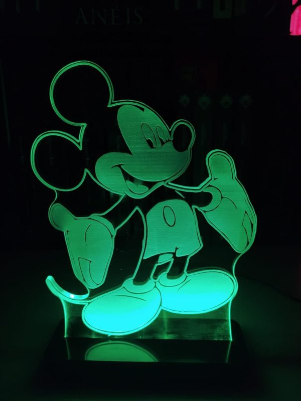 Luminária Mickey Verde