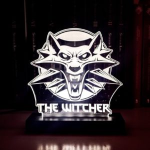 Luminária The Witcher Escola do Lobo