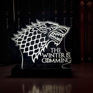 Luminária Game of Thrones Casa Stark