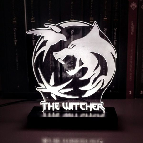 Luminária Série The Witcher Medalhão