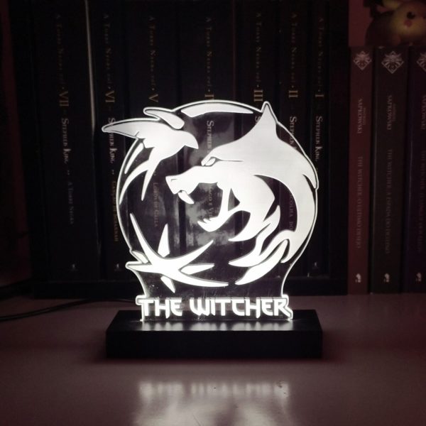 Luminária Série The Witcher Medalhão