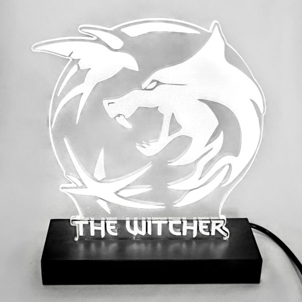 Luminária Série The Witcher Medalhão